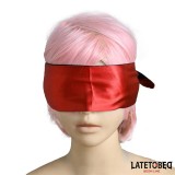 Satin-Augenbinde Rot und Schwarz von Latetobed BDSM Line | Fesselliebe.de