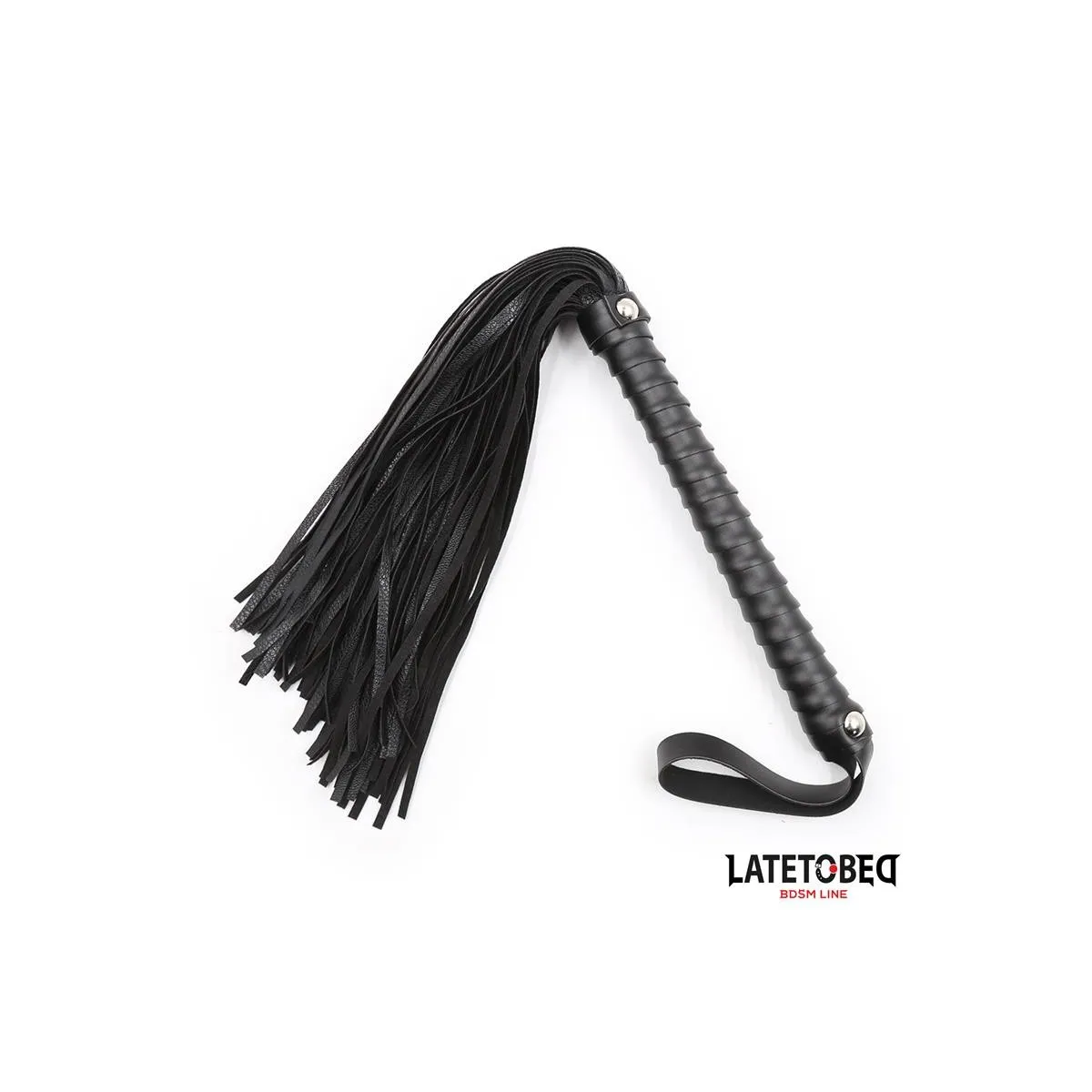 Gepolsterte Peitsche Schwarz 48,5 cm von Latetobed BDSM Line | Fesselliebe.de