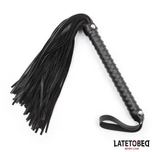 Gepolsterte Peitsche Schwarz 48,5 cm von Latetobed BDSM Line | Fesselliebe.de
