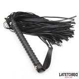 Gepolsterte Peitsche Schwarz 48,5 cm von Latetobed BDSM Line | Fesselliebe.de