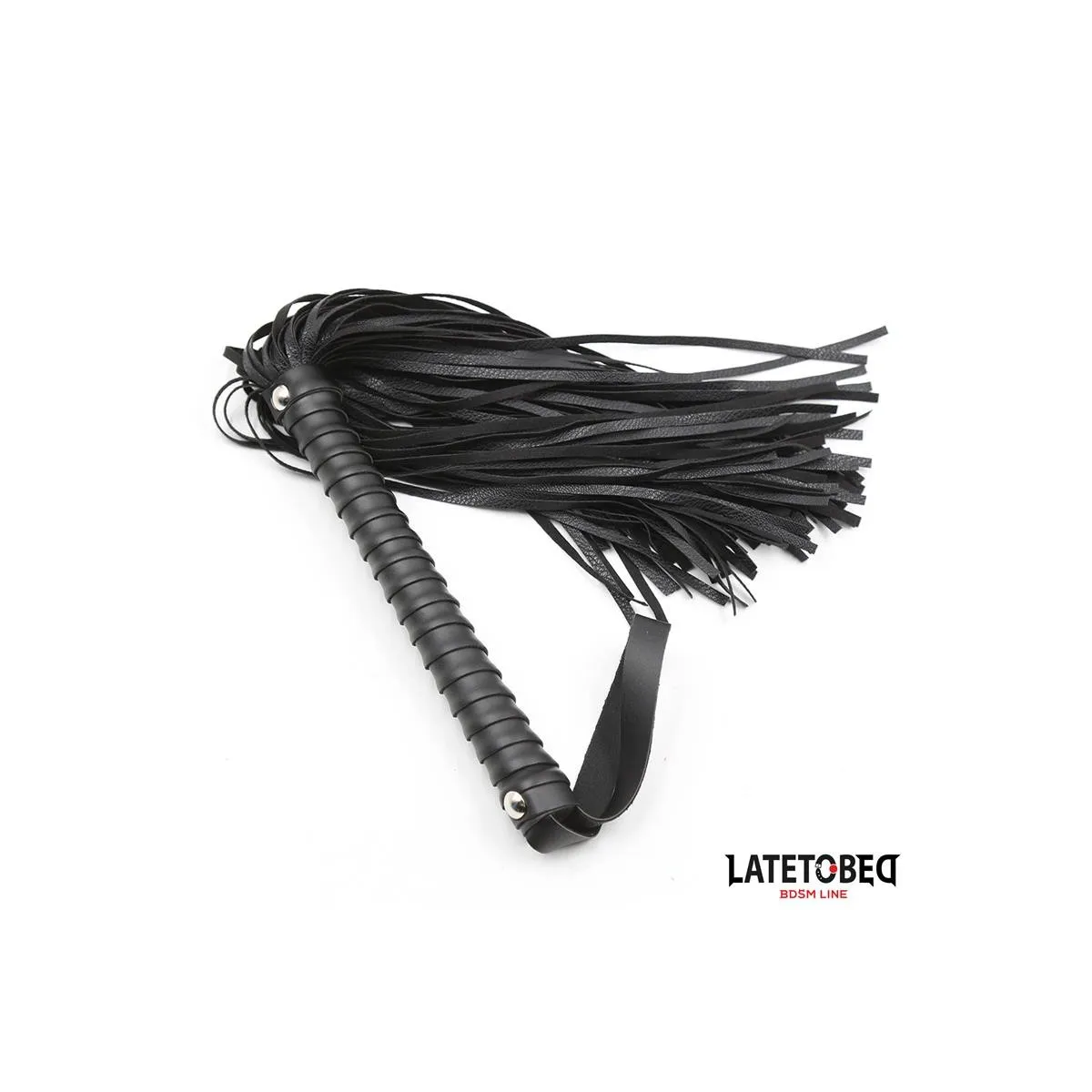 Gepolsterte Peitsche Schwarz 48,5 cm von Latetobed BDSM Line | Fesselliebe.de