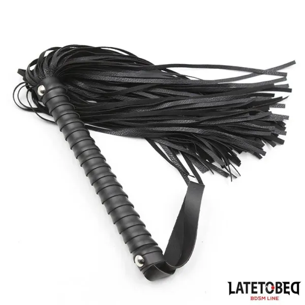 Gepolsterte Peitsche Schwarz 48,5 cm von Latetobed BDSM Line | Fesselliebe.de