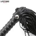 Gepolsterte Peitsche Schwarz 48,5 cm von Latetobed BDSM Line
