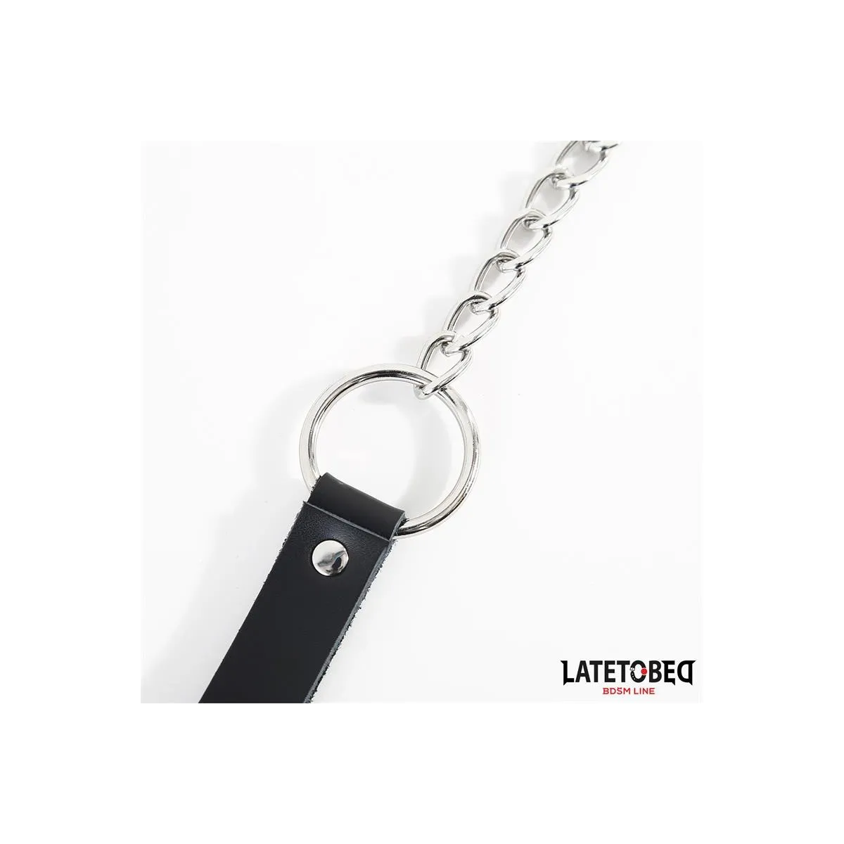 Schnallenverschluss Ring mit Leine von Latetobed BDSM Line | Fesselliebe.de