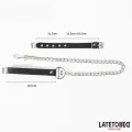 Schnallenverschluss Ring mit Leine von Latetobed BDSM Line