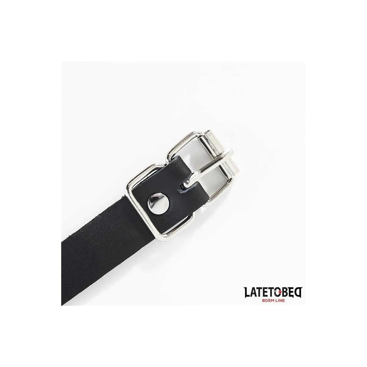 Schnallenverschluss Ring mit Leine von Latetobed BDSM Line | Fesselliebe.de