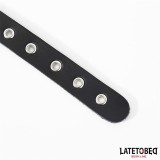 Schnallenverschluss Ring mit Leine von Latetobed BDSM Line | Fesselliebe.de