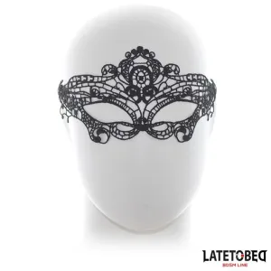 Elegante Maske Schwarz von Latetobed BDSM Line