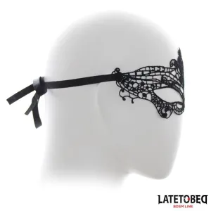 Elegante Maske Schwarz von Latetobed BDSM Line