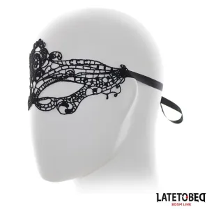 Elegante Maske Schwarz von Latetobed BDSM Line