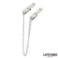 Ketten-Nippelklemmen Zink 40,5 cm von Latetobed BDSM Line