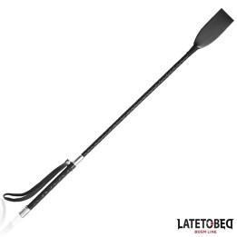 Klassische Peitsche Silber Details 60 cm von Latetobed BDSM Line | Fesselliebe.de