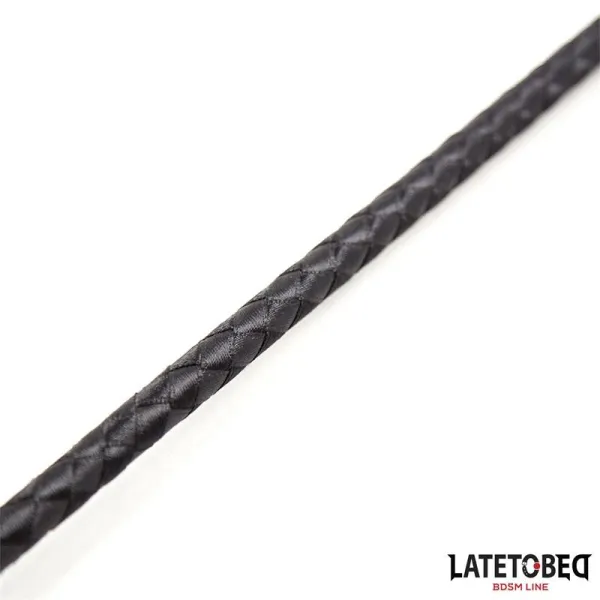 Klassische Peitsche Silber Details 60 cm von Latetobed BDSM Line | Fesselliebe.de