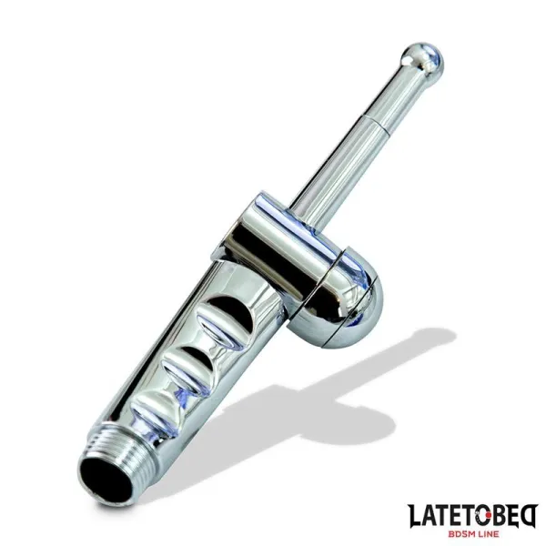 Analdusche mit Verschlusssystem Chrom von Latetobed BDSM Line | Fesselliebe.de