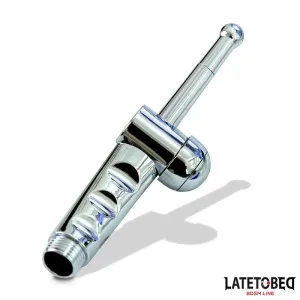 Analdusche mit Verschlusssystem Chrom von Latetobed BDSM Line