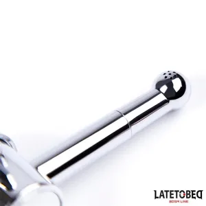 Analdusche mit Verschlusssystem Chrom von Latetobed BDSM Line