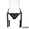 Spitzenrand-Umschnall-Dildo mit Silikonring von Latetobed BDSM Line