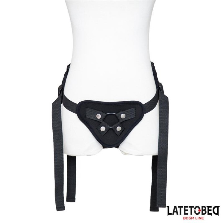 Spitzenrand-Umschnall-Dildo mit Silikonring von Latetobed BDSM Line | Fesselliebe.de