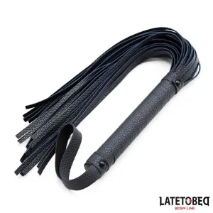Dunkelblauer Flogger von Latetobed BDSM Line