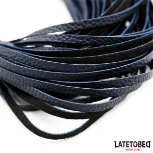 Dunkelblauer Flogger von Latetobed BDSM Line