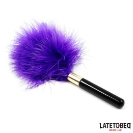 Feder-Kitzler Mini Lila 18 cm von Latetobed BDSM Line | Fesselliebe.de