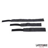 Halsband mit Handfesseln, Nylon von Latetobed BDSM Line | Fesselliebe.de
