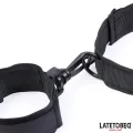 Halsband mit Handfesseln, Nylon von Latetobed BDSM Line
