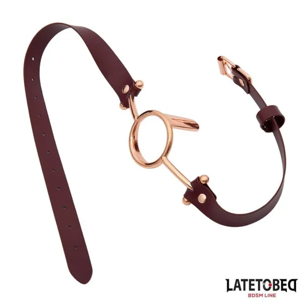 Leder O-Ring-Knebel von Latetobed BDSM Line | Fesselliebe.de