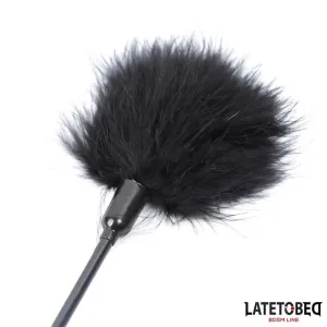 Klassischer Tickler, Schwarz, 41 cm von Latetobed BDSM Line
