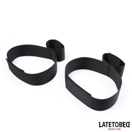 Hand- und Oberschenkel-Fesseln, Nylon von Latetobed BDSM Line | Fesselliebe.de