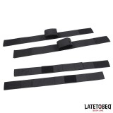 Hand- und Oberschenkel-Fesseln, Nylon von Latetobed BDSM Line | Fesselliebe.de