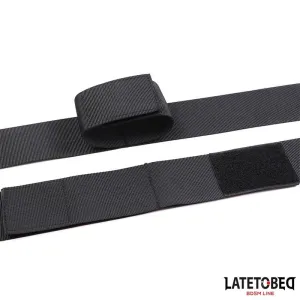 Hand- und Oberschenkel-Fesseln, Nylon von Latetobed BDSM Line
