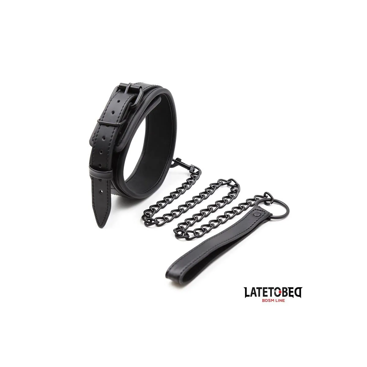 Neopren-Bondage-Halsband und Leine von Latetobed BDSM Line | Fesselliebe.de