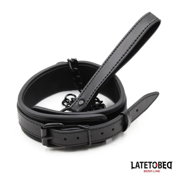 Neopren-Bondage-Halsband und Leine von Latetobed BDSM Line | Fesselliebe.de