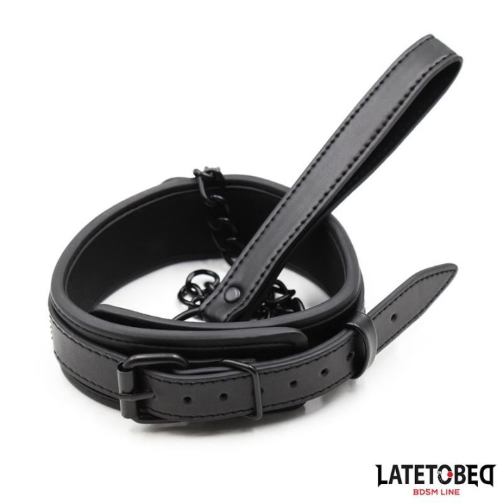 Neopren-Bondage-Halsband und Leine von Latetobed BDSM Line | Fesselliebe.de