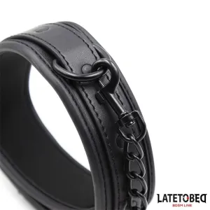Neopren-Bondage-Halsband und Leine von Latetobed BDSM Line