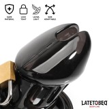 Keuschheitskäfig für Den Penis, Kurz, Schwarz von Latetobed BDSM Line | Fesselliebe.de