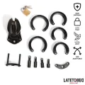 Keuschheitskäfig für Den Penis, Kurz, Schwarz von Latetobed BDSM Line