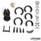 Keuschheitskäfig für Den Penis, Kurz, Schwarz von Latetobed BDSM Line | Fesselliebe.de