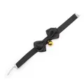 Halsband mit Schleife und Glocke 36 cm Grösse L Schwarz von Latetobed BDSM Line