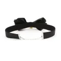 Halsband mit Schleife und Glocke 36 cm Grösse L Schwarz von Latetobed BDSM Line