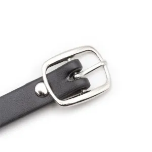 Halsband mit Reifen und Glocke Schwarz von Latetobed BDSM Line