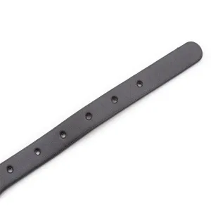 Halsband mit Reifen und Glocke Schwarz von Latetobed BDSM Line