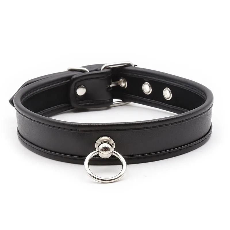 Halsband mit Reifen Schwarz von Latetobed BDSM Line | Fesselliebe.de
