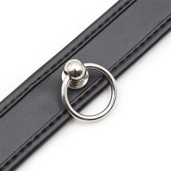 Halsband mit Reifen Schwarz von Latetobed BDSM Line | Fesselliebe.de