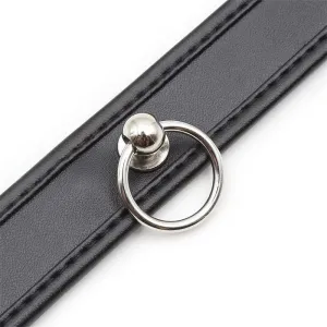 Halsband mit Reifen Schwarz von Latetobed BDSM Line