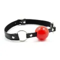 Ballknebel Schwarz/Rot von Latetobed BDSM Line