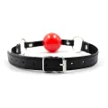 Ballknebel Schwarz/Rot von Latetobed BDSM Line