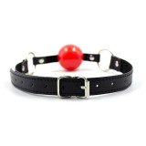 Ballknebel Schwarz/Rot von Latetobed BDSM Line | Fesselliebe.de