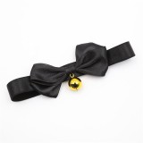 Halsband mit Schleife und Glöckchen, 29 cm, Grösse M, Schwarz von Latetobed BDSM Line | Fesselliebe.de